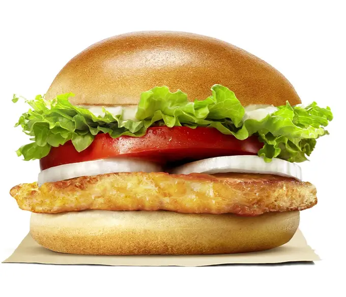 A&G crispy chicken burger